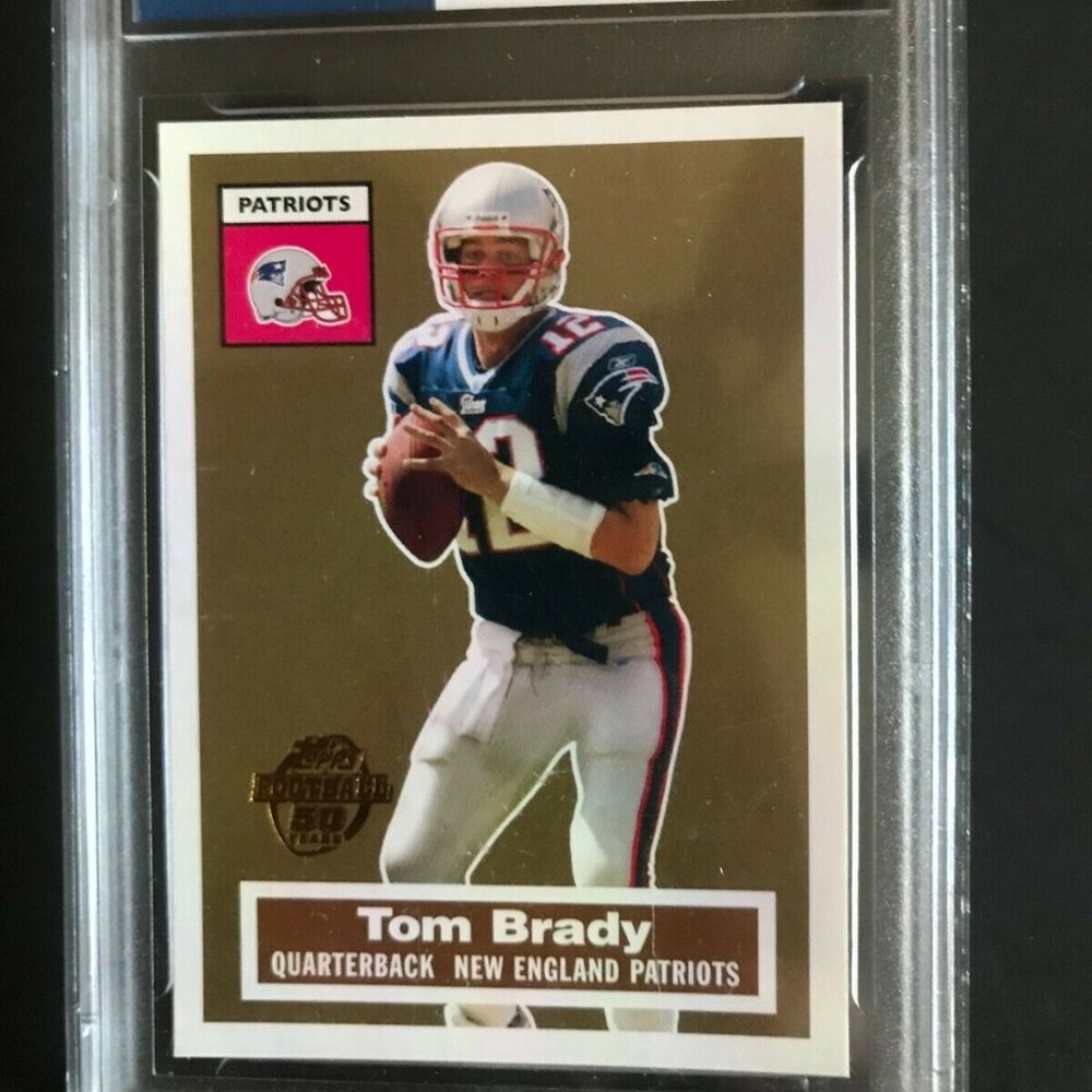 Tom Brady (tampa bay buc) early card with Patriots